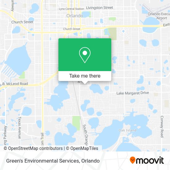 Green's Environmental Services map
