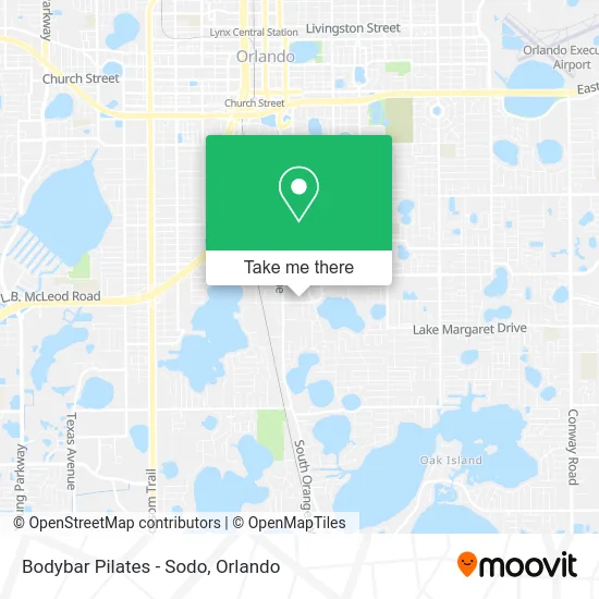 Bodybar Pilates - Sodo map