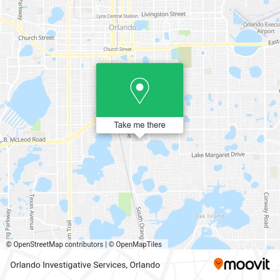 Mapa de Orlando Investigative Services