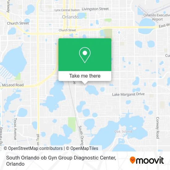 South Orlando ob Gyn Group Diagnostic Center map