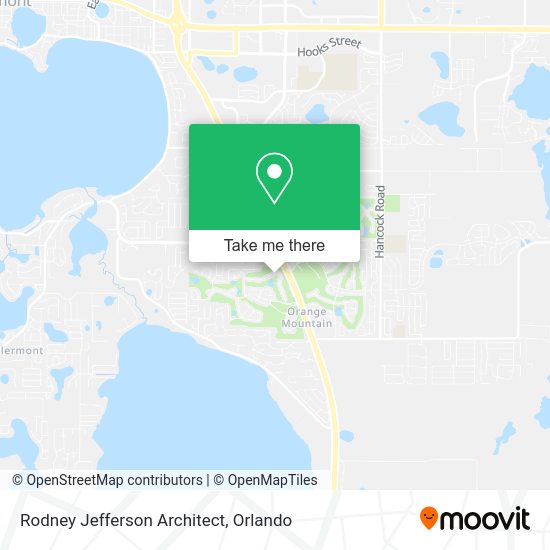 Rodney Jefferson Architect map