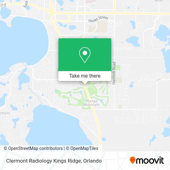 Clermont Radiology Kings Ridge map