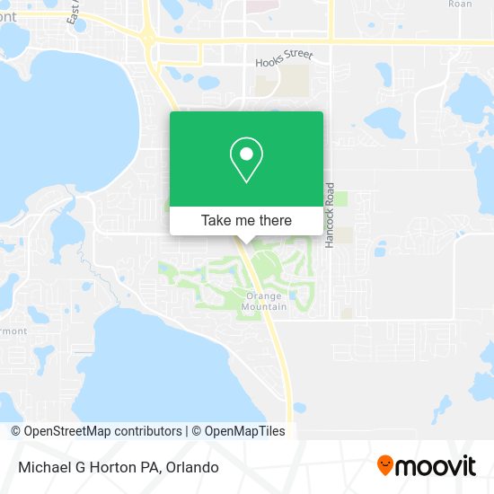 Michael G Horton PA map