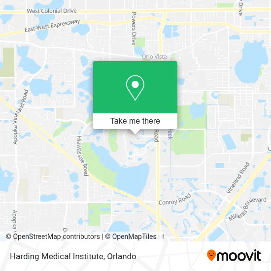 Harding Medical Institute map
