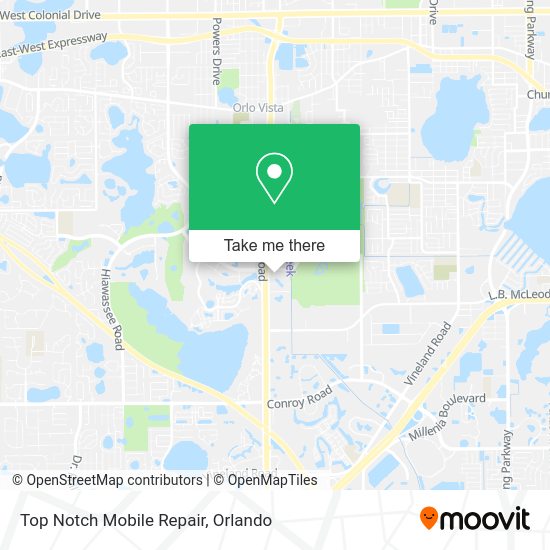 Mapa de Top Notch Mobile Repair