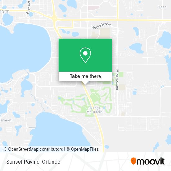 Mapa de Sunset Paving