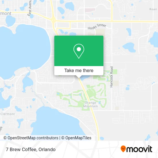 Mapa de 7 Brew Coffee