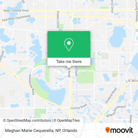 Meghan Marie Cequerella, NP map