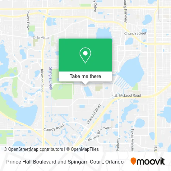 Mapa de Prince Hall Boulevard and Spingarn Court