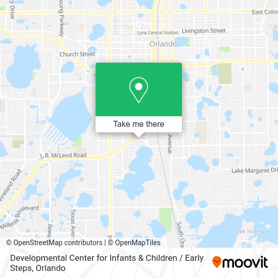 Developmental Center for Infants & Children / Early Steps map
