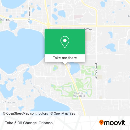 Take 5 Oil Change map