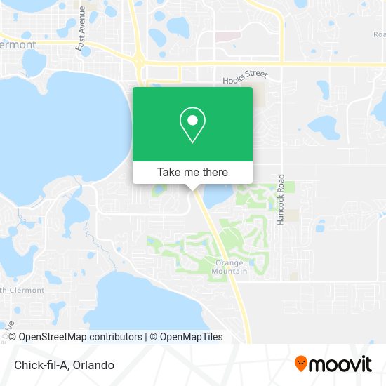 Mapa de Chick-fil-A
