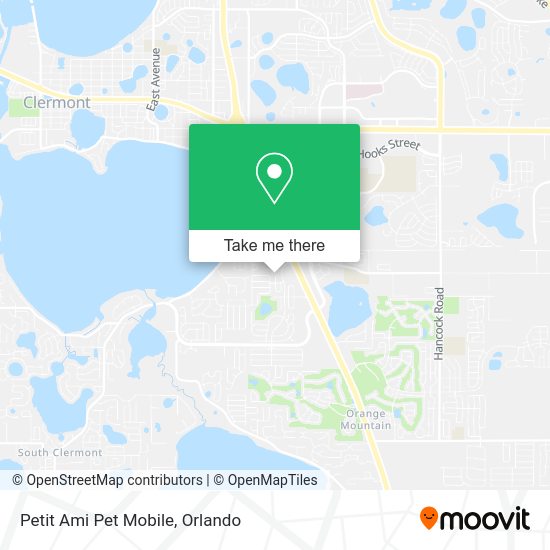 Petit Ami Pet Mobile map