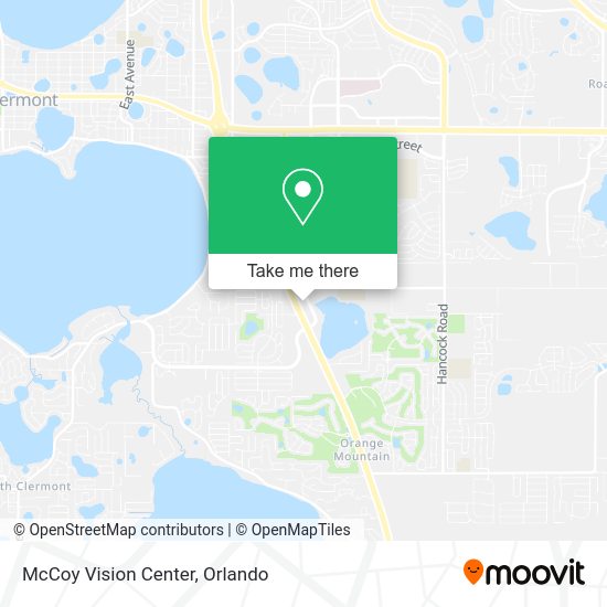 McCoy Vision Center map