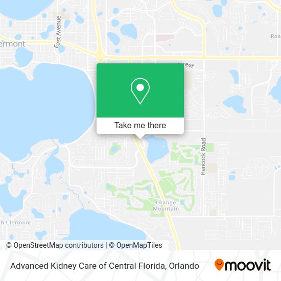 Advanced Kidney Care of Central Florida map