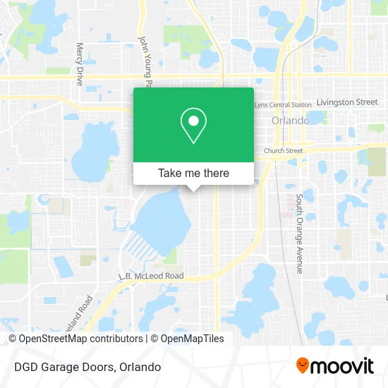 Mapa de DGD Garage Doors