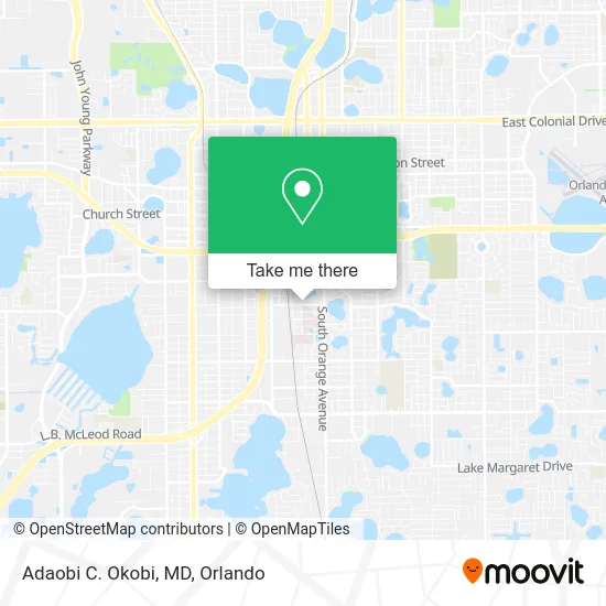 Mapa de Adaobi C. Okobi, MD