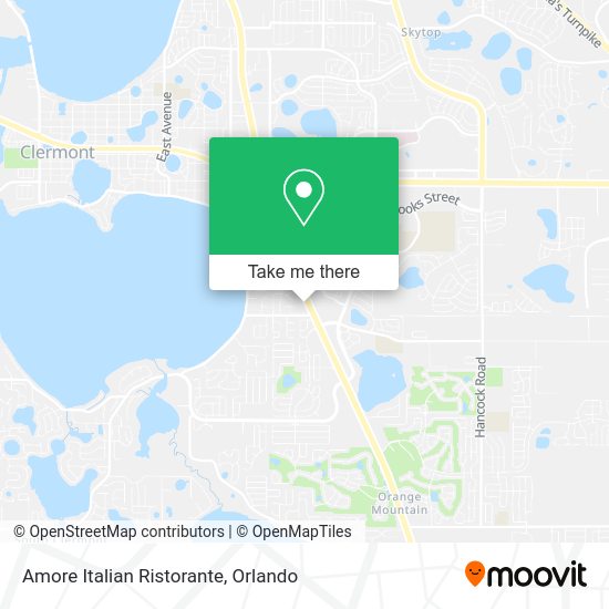 Amore Italian Ristorante map
