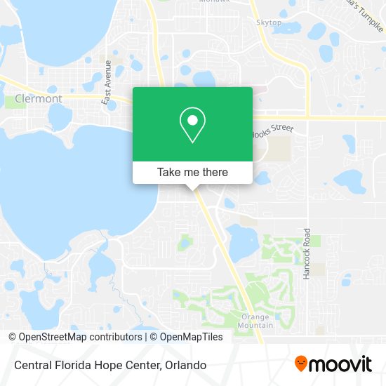 Central Florida Hope Center map