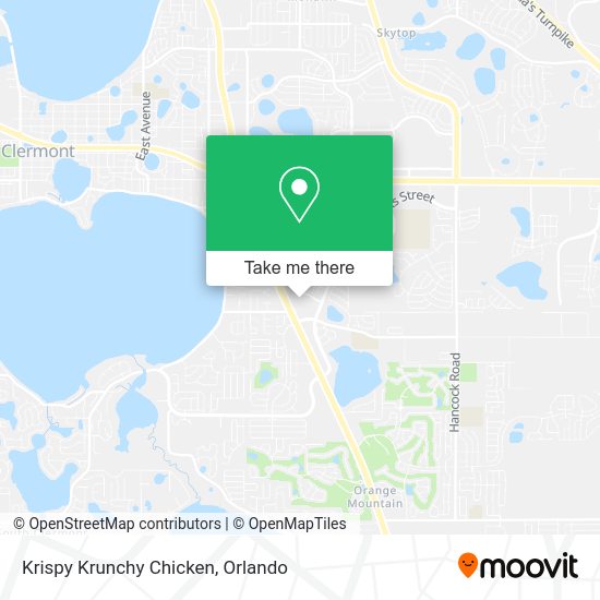 Krispy Krunchy Chicken map