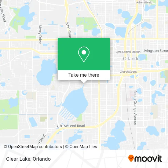 Mapa de Clear Lake