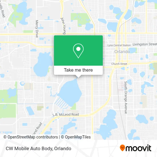 CW Mobile Auto Body map