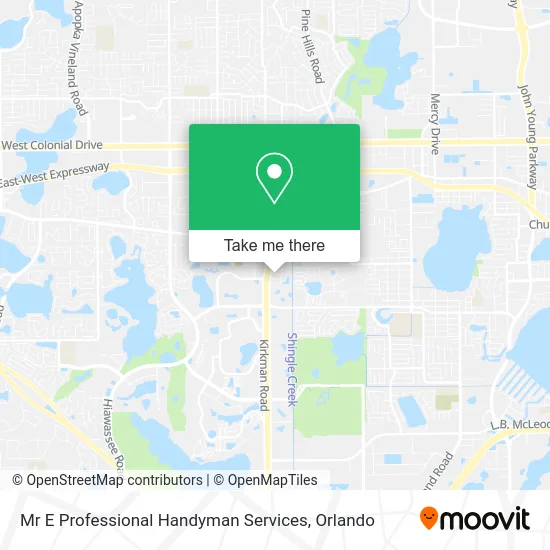 Mapa de Mr E Professional Handyman Services
