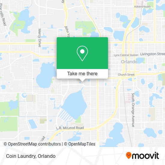 Mapa de Coin Laundry