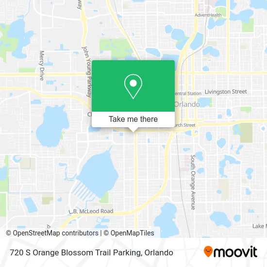 720 S Orange Blossom Trail Parking map