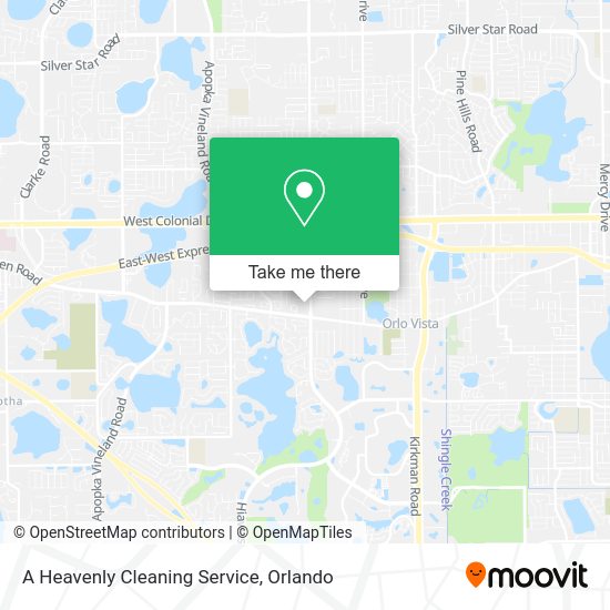 A Heavenly Cleaning Service map