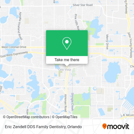 Mapa de Eric Zendell DDS Family Dentistry