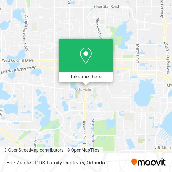 Mapa de Eric Zendell DDS Family Dentistry