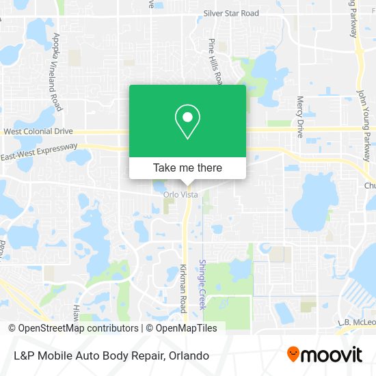 L&P Mobile Auto Body Repair map