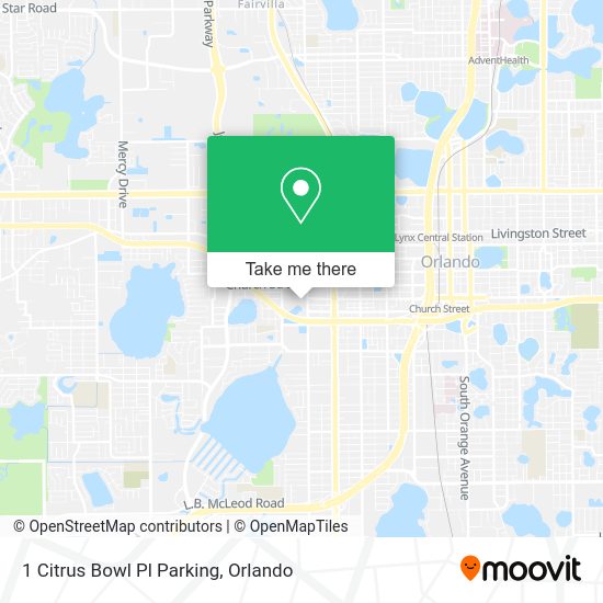 1 Citrus Bowl Pl Parking map