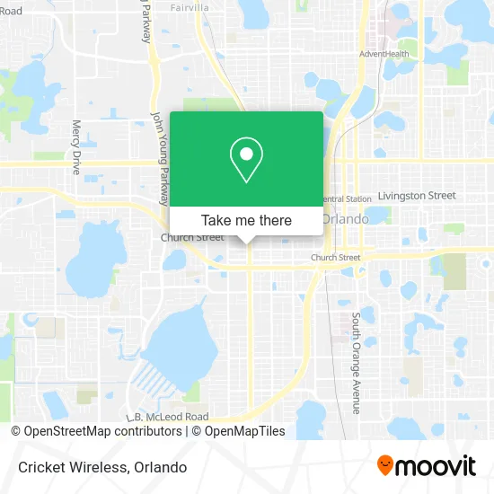Cricket Wireless map