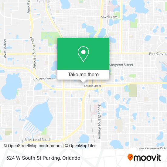 524 W South St Parking map