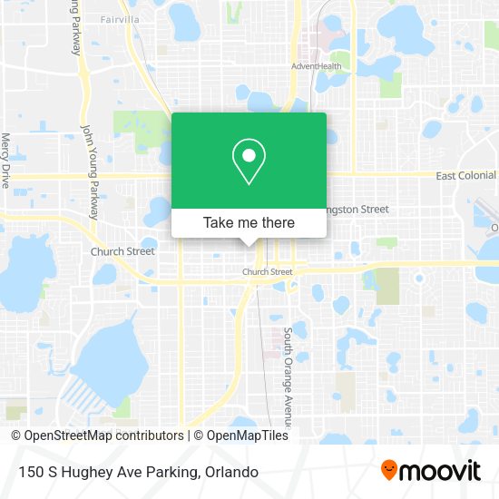 150 S Hughey Ave Parking map