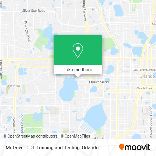 Mr Driver CDL Training and Testing map