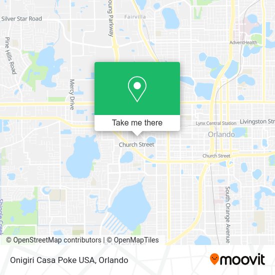 Onigiri Casa Poke USA map