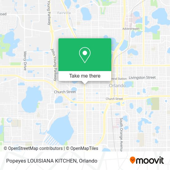 Mapa de Popeyes LOUISIANA KITCHEN