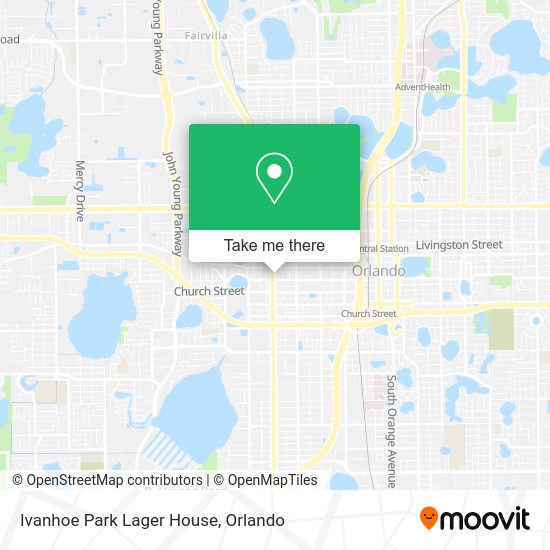 Mapa de Ivanhoe Park Lager House