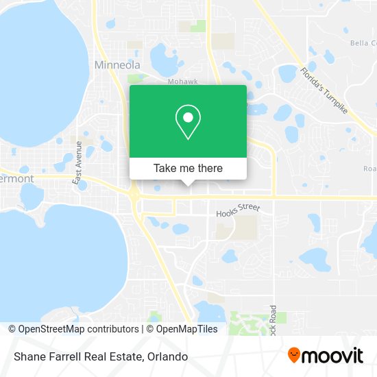 Shane Farrell Real Estate map