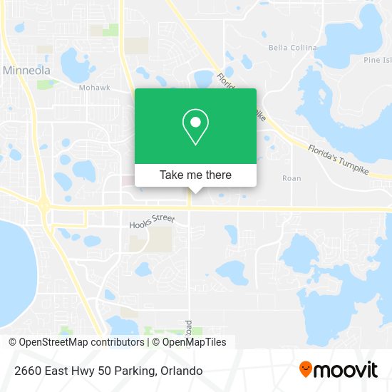 Mapa de 2660 East Hwy 50 Parking