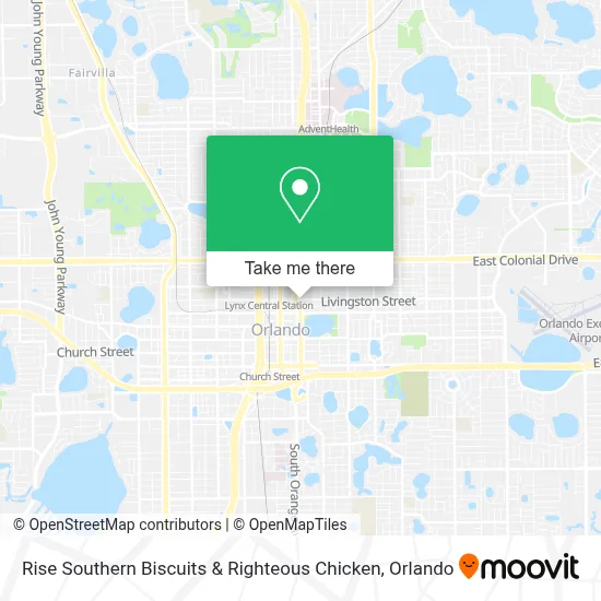 Rise Southern Biscuits & Righteous Chicken map