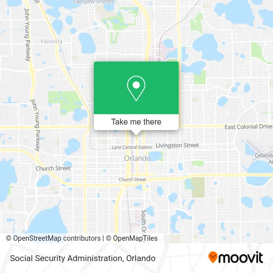 Social Security Administration map