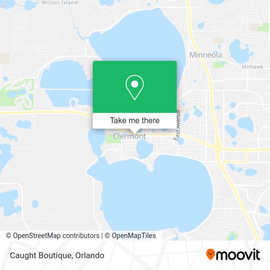 Mapa de Caught Boutique