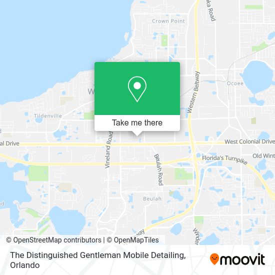 The Distinguished Gentleman Mobile Detailing map