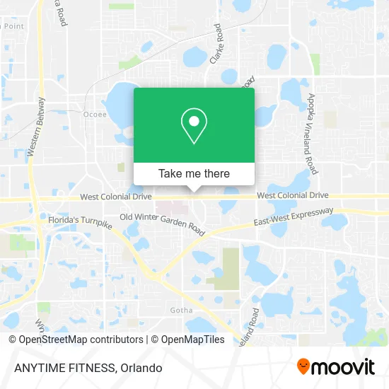 ANYTIME FITNESS map