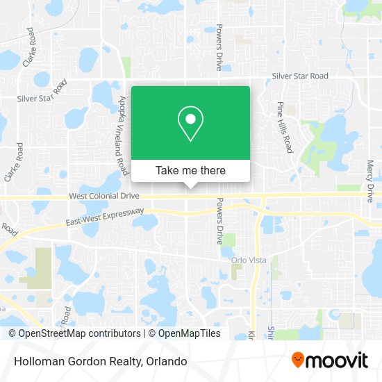 Holloman Gordon Realty map