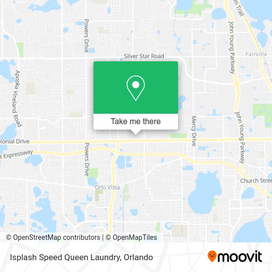 Isplash Speed Queen Laundry map
